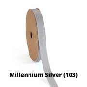 Textured Grosgrain Ribbon | Millenium Silver (103)