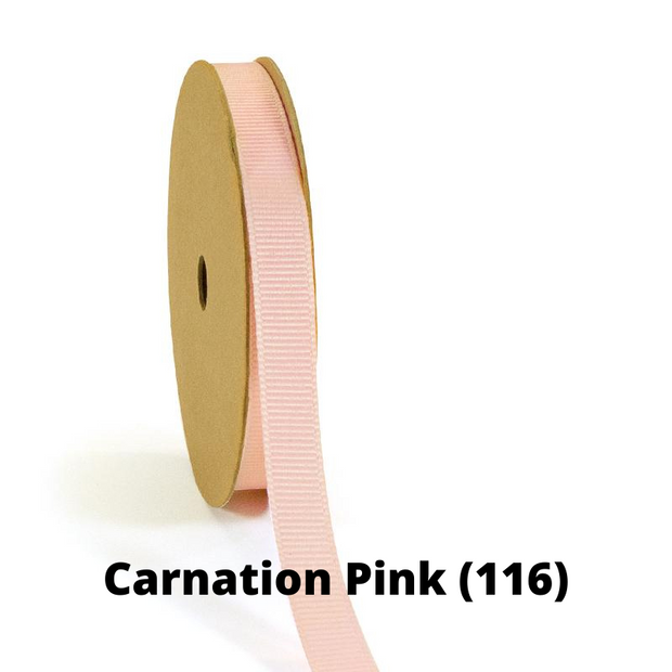 Textured Grosgrain Ribbon |Carnation Pink (116)