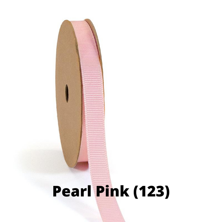 Textured Grosgrain Ribbon | Pearl Pink (123)