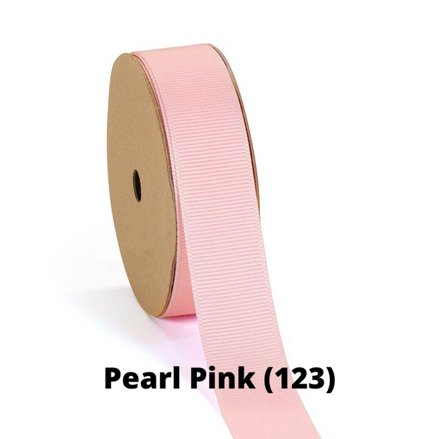 Textured Grosgrain Ribbon | Pearl Pink (123)