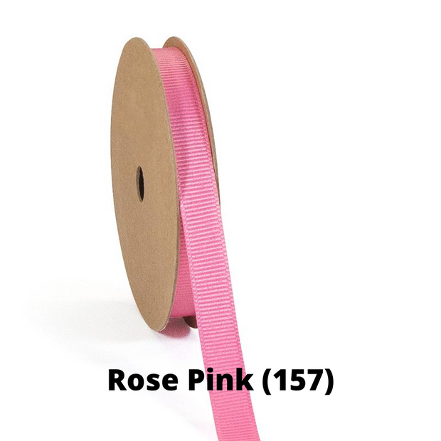 Textured Grosgrain Ribbon | Rose Pink (157)