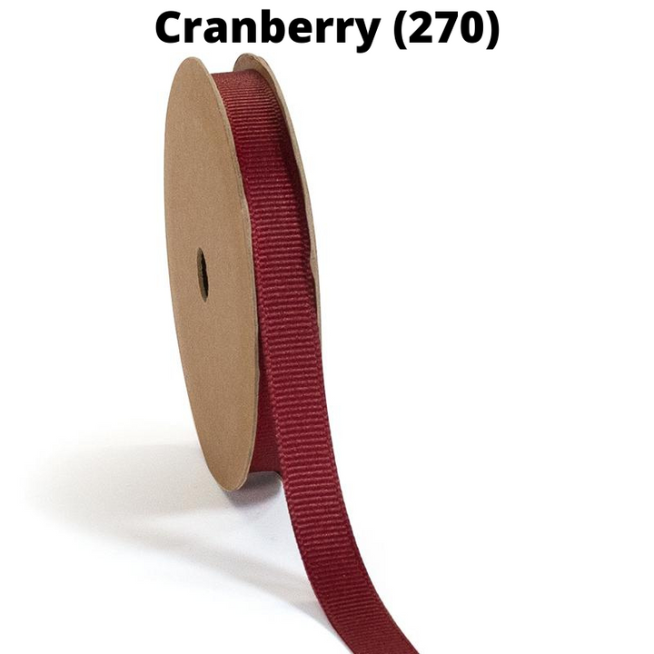 Textured Grosgrain Ribbon | Cranberry (270)