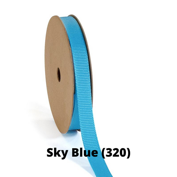 Textured Grosgrain Ribbon | Sky Blue (320)