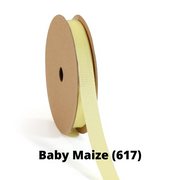 Textured Grosgrain Ribbon | Baby Maize (617)