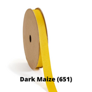 Textured Grosgrain Ribbon | Dark Maize (651)