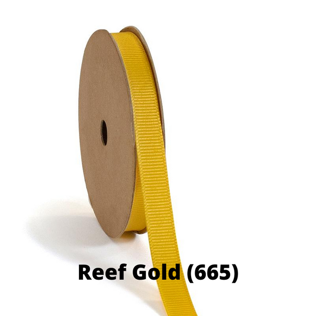 Textured Grosgrain Ribbon | Reef Gold (665)