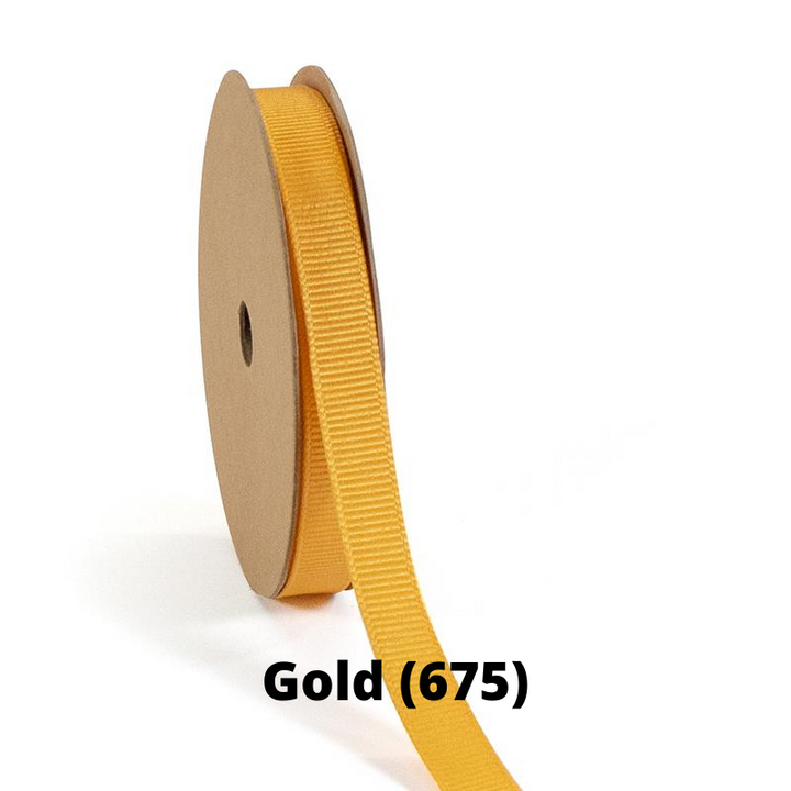 Textured Grosgrain Ribbon | Gold (675)