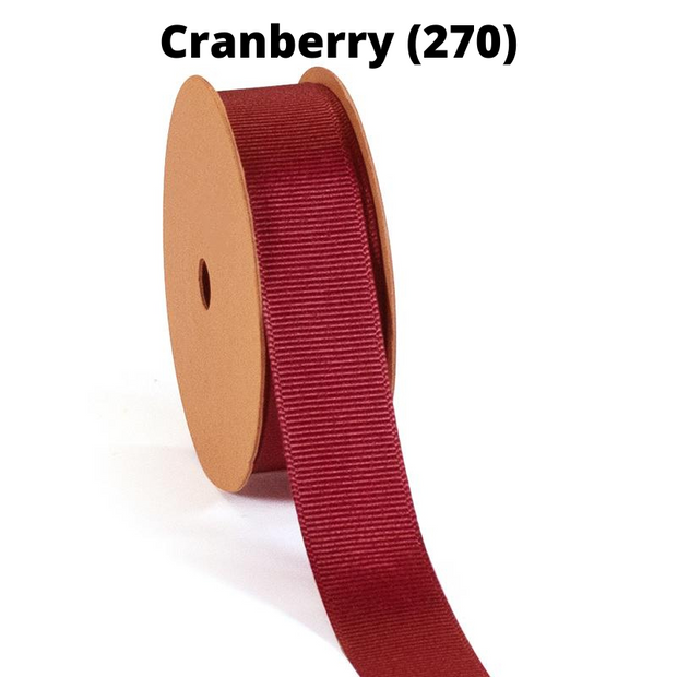 Textured Grosgrain Ribbon | Cranberry (270)