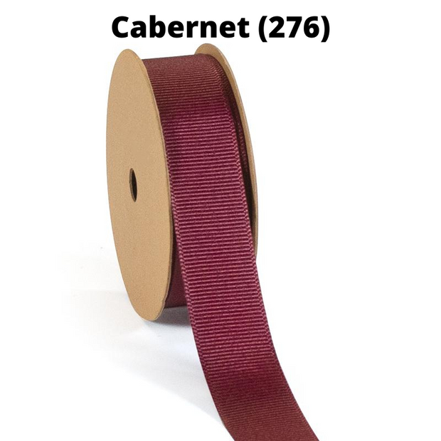 Textured Grosgrain Ribbon | Cabernet (276)