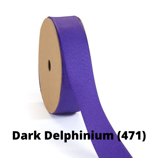 Textured Grosgrain Ribbon | Dark Delphinium (471)