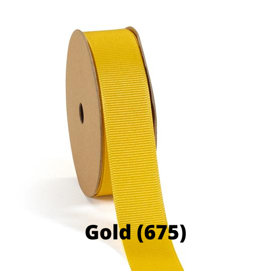 Textured Grosgrain Ribbon | Gold (675)