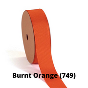 Textured Grosgrain Ribbon | Burnt Orange (749)