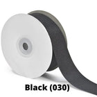  Full spool of black textured grosgrain ribbon, neat & durable