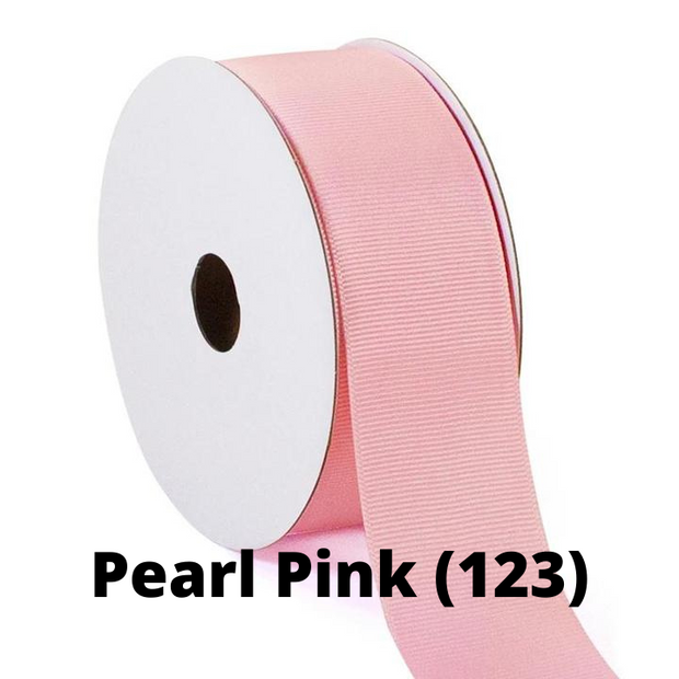 Textured Grosgrain Ribbon | Pearl Pink (123)