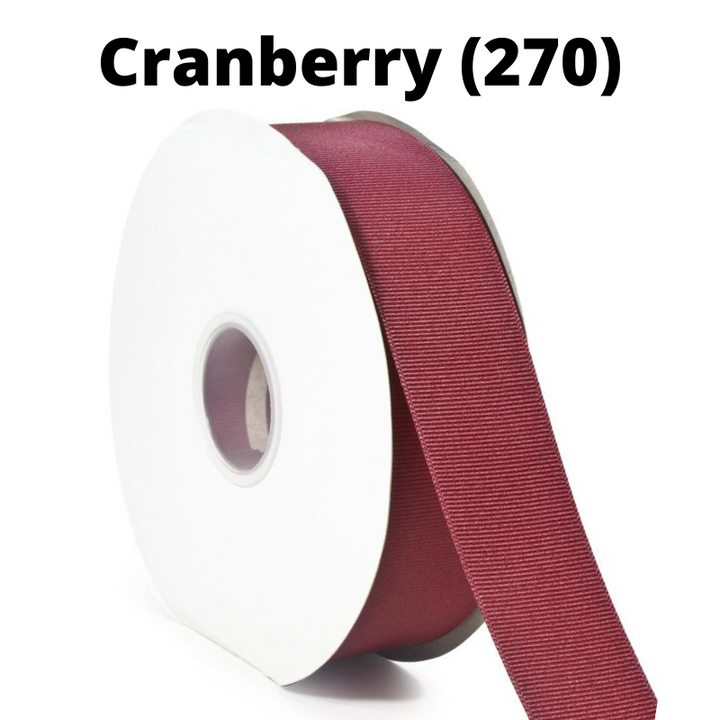 Textured Grosgrain Ribbon | Cranberry (270)