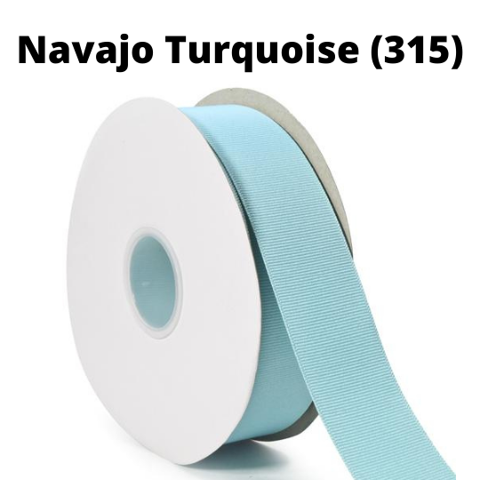 Textured Grosgrain Ribbon | Navajo Turquoise (315)