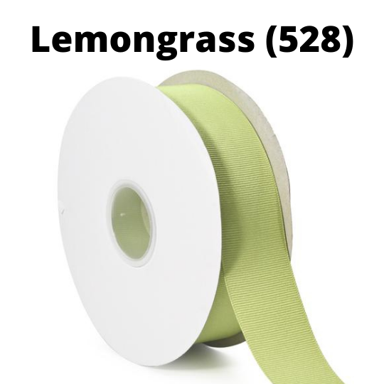 Textured Grosgrain Ribbon | Lemon Grass (528)