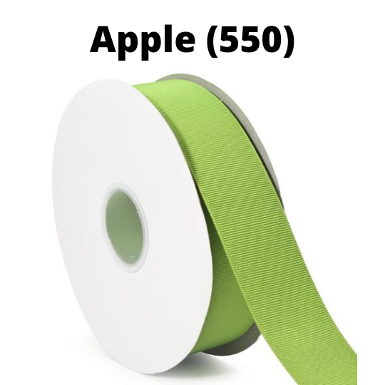 Textured Grosgrain Ribbon | Apple (550)