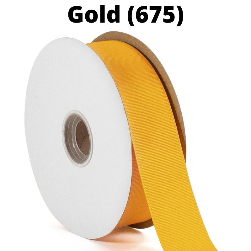 Textured Grosgrain Ribbon | Gold (675)