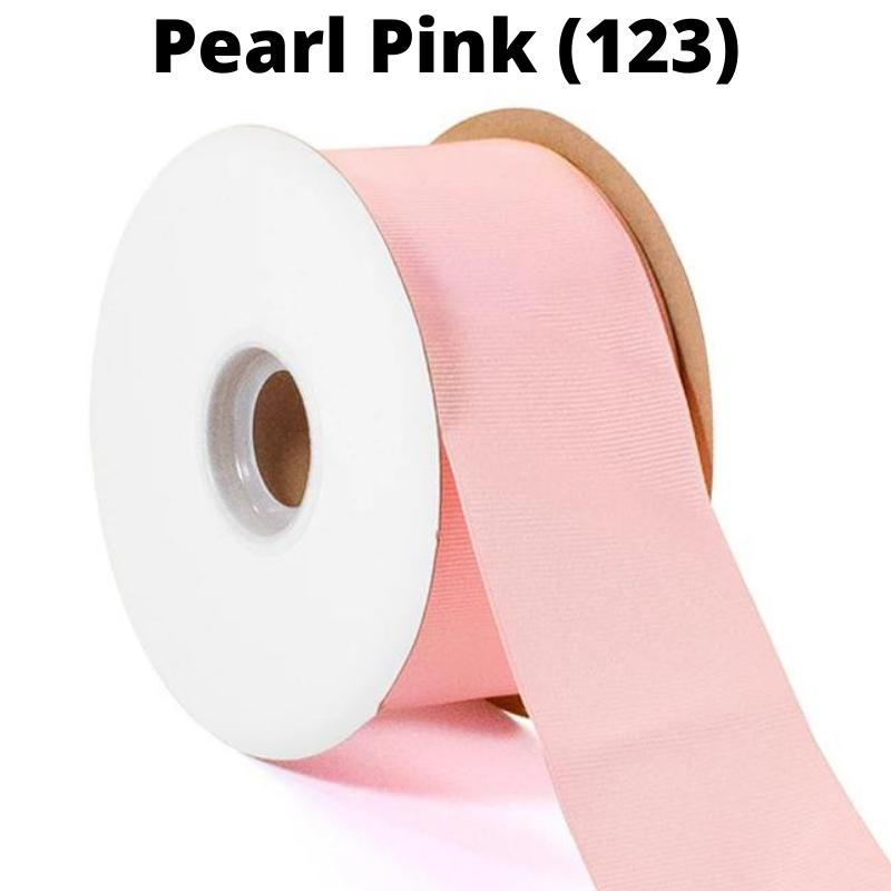 Textured Grosgrain Ribbon | Pearl Pink (123)