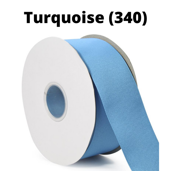 Textured Grosgrain Ribbon | Turquoise (340)