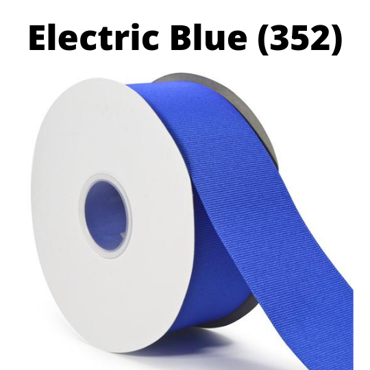 Textured Grosgrain Ribbon | Electric Blue (352)