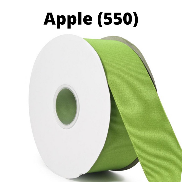 Textured Grosgrain Ribbon | Apple (550)