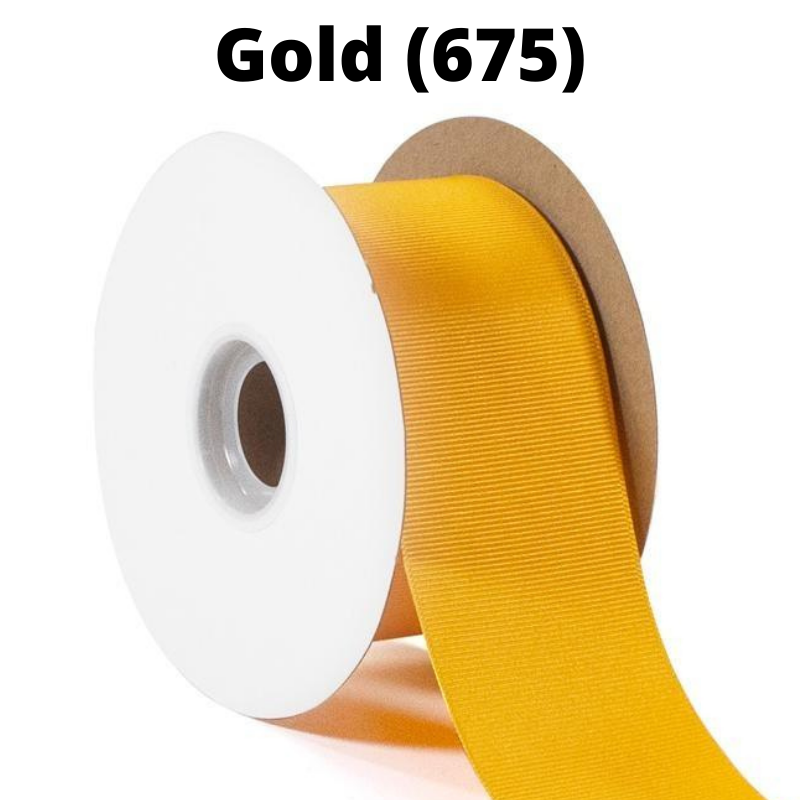 Textured Grosgrain Ribbon | Gold (675)