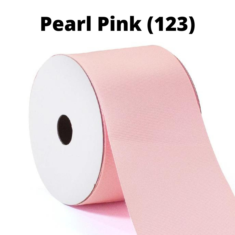 Textured Grosgrain Ribbon | Pearl Pink (123)