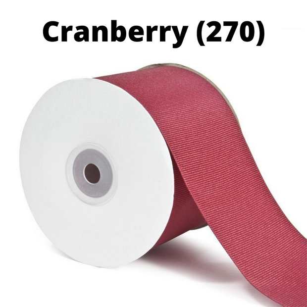 Textured Grosgrain Ribbon | Cranberry (270)