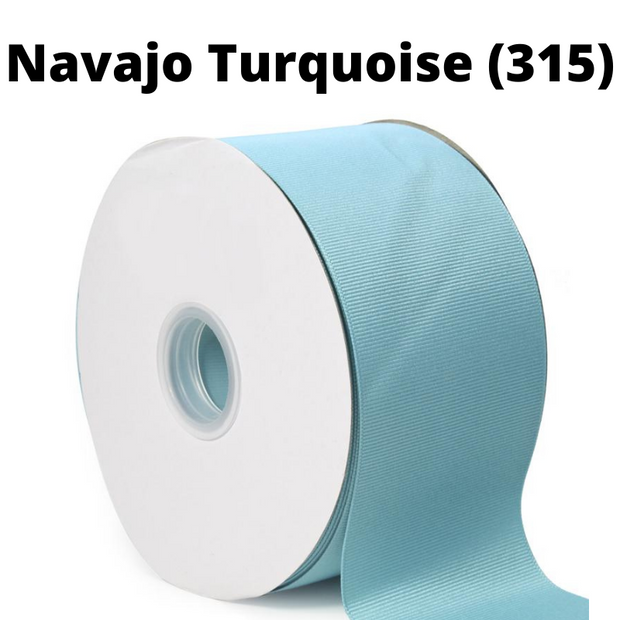 Textured Grosgrain Ribbon | Navajo Turquoise (315)