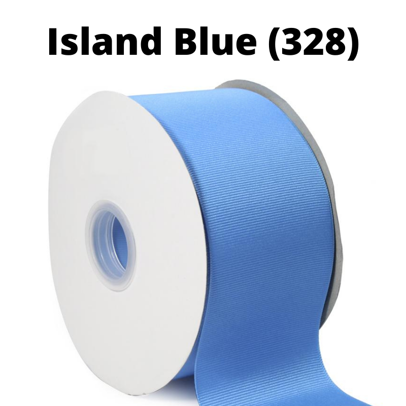 Textured Grosgrain Ribbon | Island Blue (328)