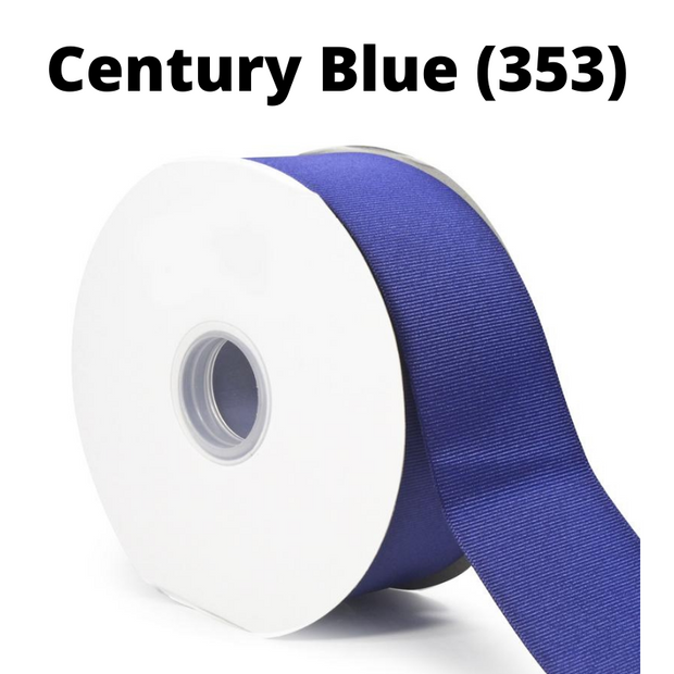 Textured Grosgrain Ribbon | Century Blue (353)