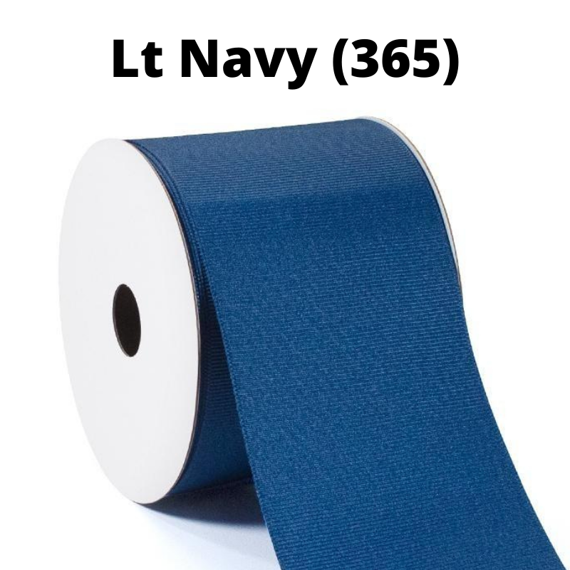 Textured Grosgrain Ribbon | Lt Navy (365)