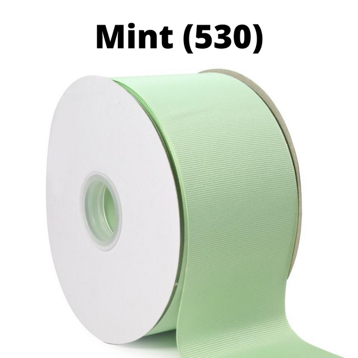 Textured Grosgrain Ribbon | Mint (530)