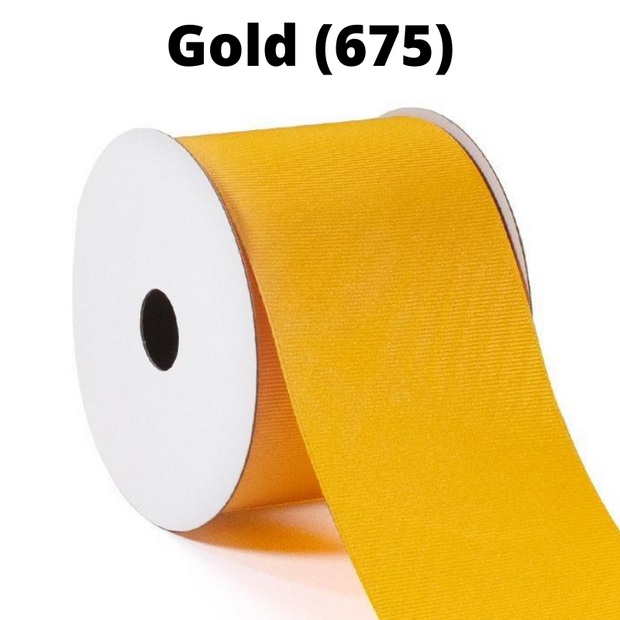 Textured Grosgrain Ribbon | Gold (675)