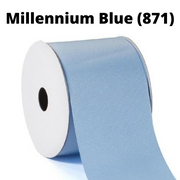 Textured Grosgrain Ribbon | Millenium Blue (871)