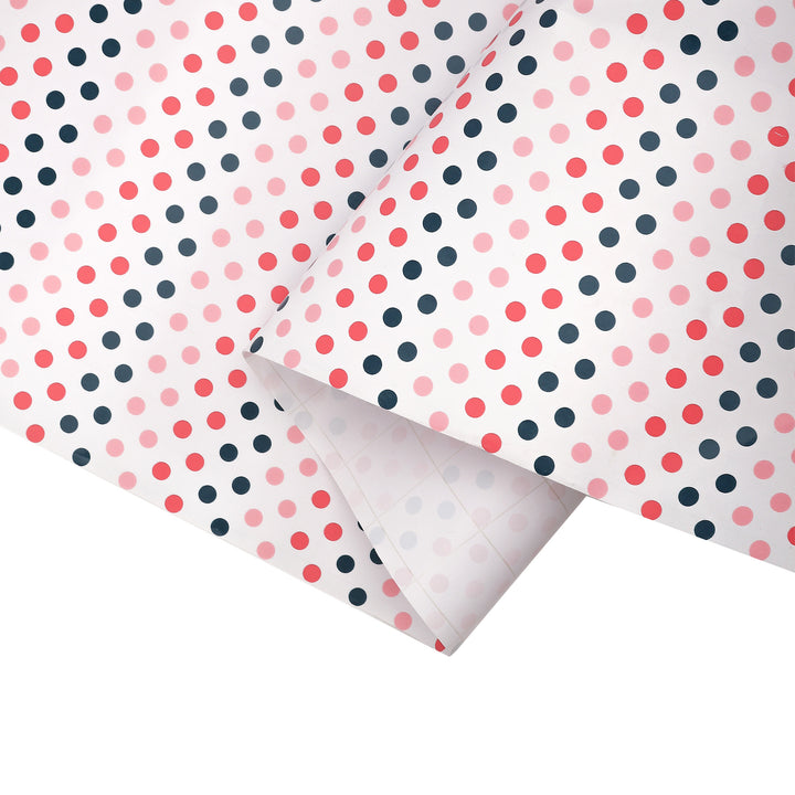 24" x 417' Wrapping Paper Half Ream | Polka Dot Multi