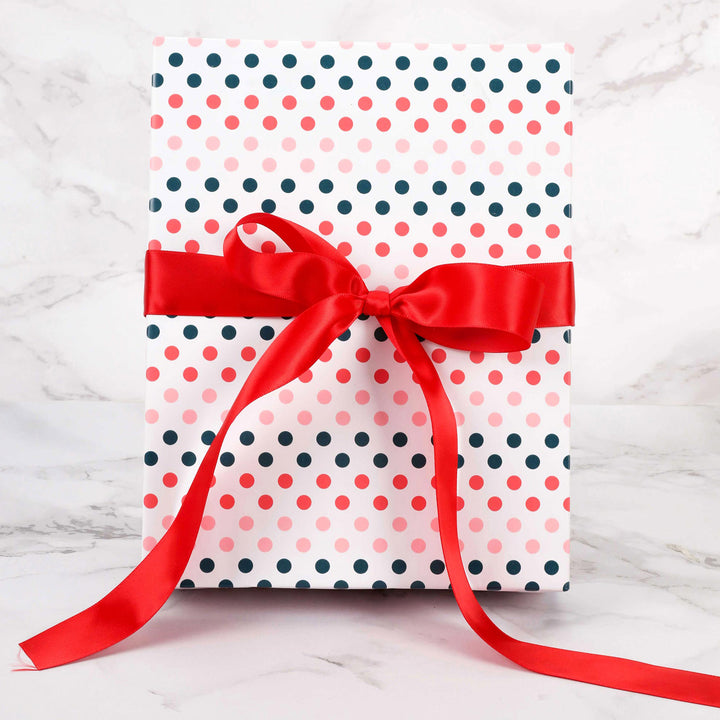 24" x 417' Wrapping Paper Half Ream | Polka Dot Multi