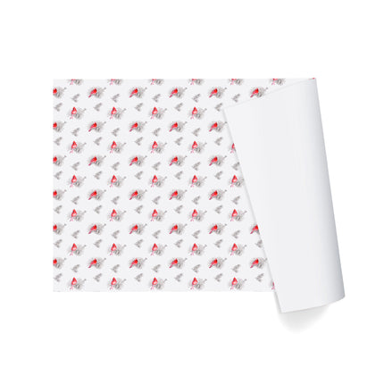 24" x 417' Holiday Wrapping Paper Half Ream | Holiday Cardinal Floral LaRibbons and Crafts