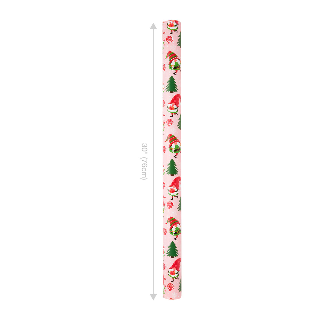 30" x 10' Holiday Wrapping Paper | Holiday Gnome