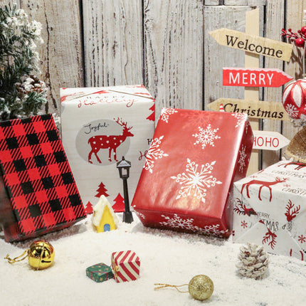 Red wrapping paper