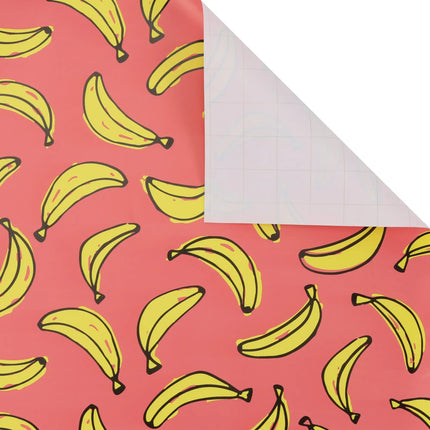 30" x 10' Wrapping Paper | Banana  Pink/Yellow LaRibbons and Crafts