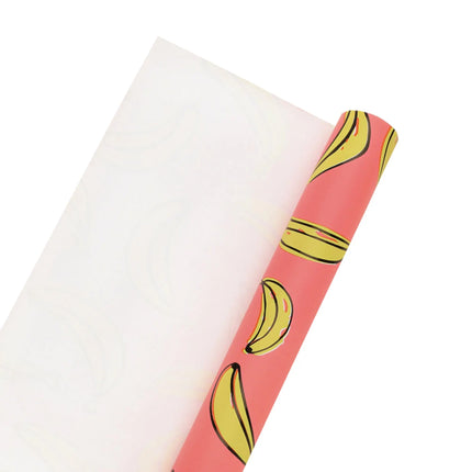 30" x 10' Wrapping Paper Bundle  (3-pack) | Strawberry/Watermelon/ Banana LaRibbons and Crafts