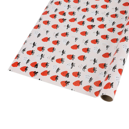 30" x 10' Wrapping Paper Bundle  (3-pack) | Strawberry/Watermelon/ Banana LaRibbons and Crafts