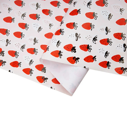 30" x 10' Wrapping Paper Bundle  (3-pack) | Strawberry/Watermelon/ Banana LaRibbons and Crafts