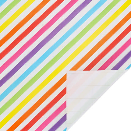 30" x 10' Birthday Wrapping Paper Bundle (3-pack) | Happy Birthday/ Balloons/Stripes LaRibbons and Crafts