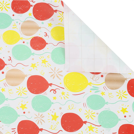 30" x 10' Wrapping Paper |  Birthday Balloon LaRibbons and Crafts