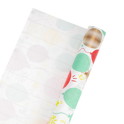 30" x 10' Wrapping Paper |  Birthday Balloon LaRibbons and Crafts