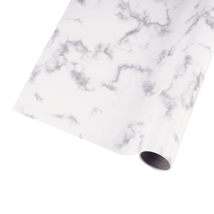 30" x 10' Wrapping Paper | White Marble LaRibbons and Crafts